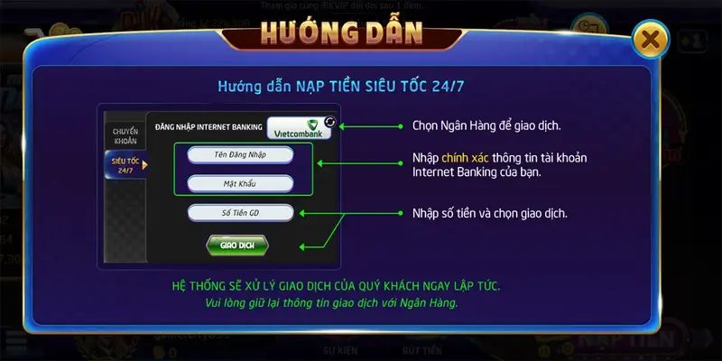 Cách Nạp Tiền RIKVIP Đơn Giản Và Tiết Kiệm